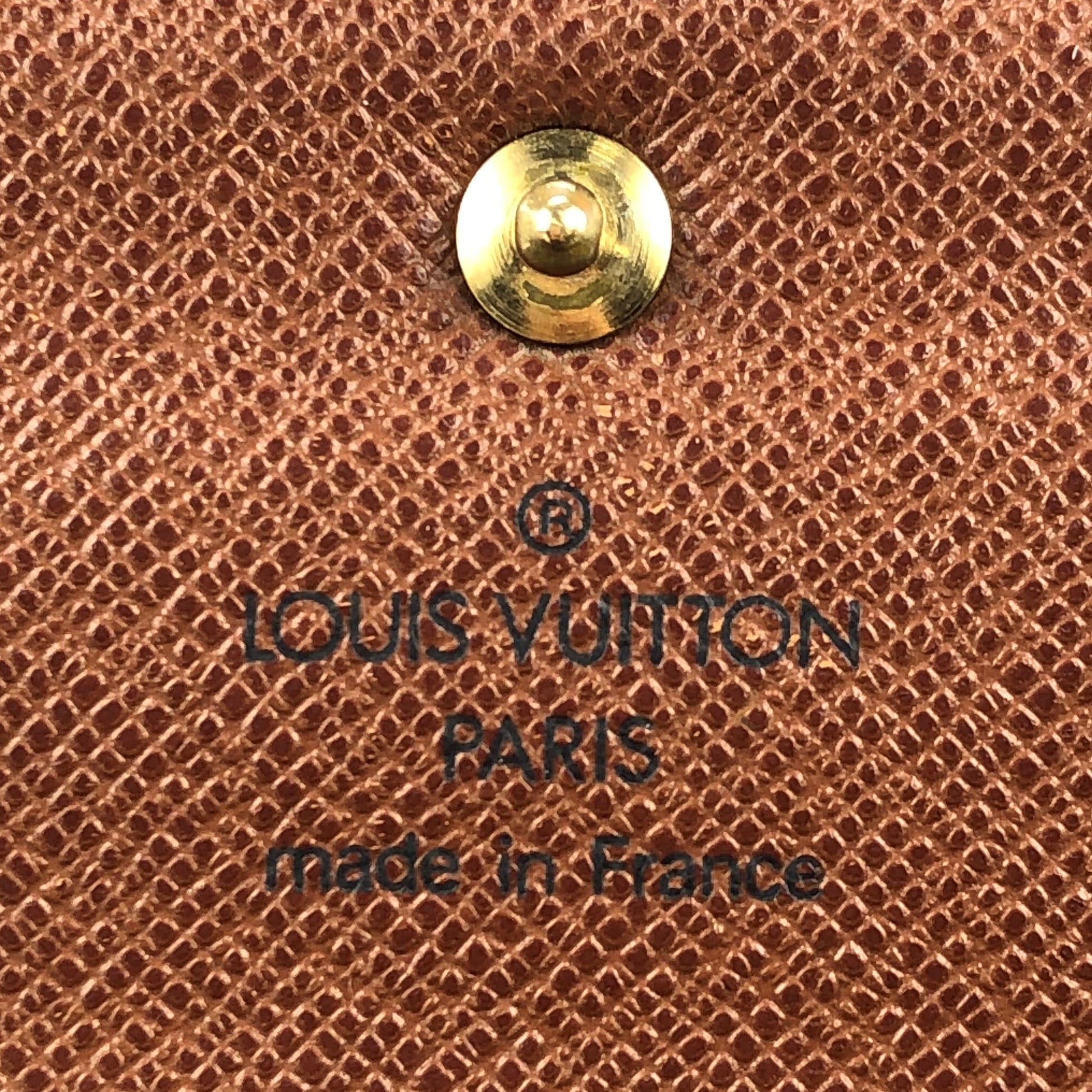 Authentic Louis Vuitton Porte Tresor Etui Wallet Vintage 