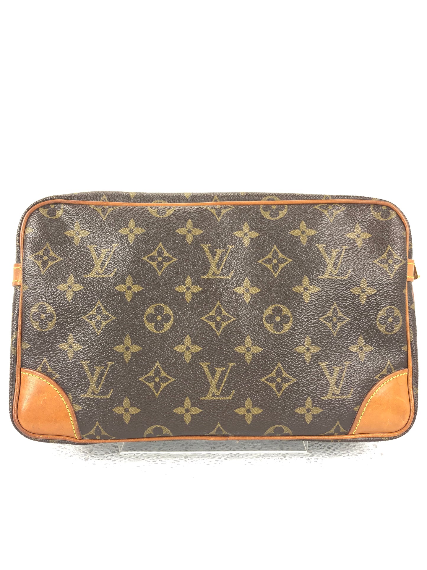 100 % Authentic Louis Vuitton  Pochette Compiegne28 M51845 (USED) 322-33