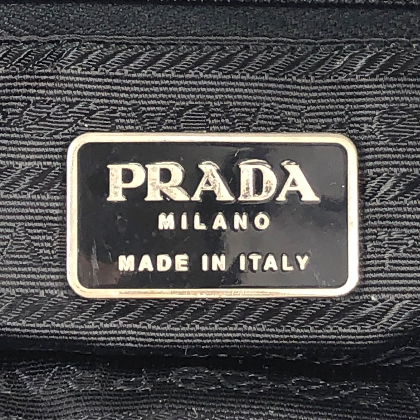 100 % Authentic Prada Nylon Shouder Bag (USED) 476-66