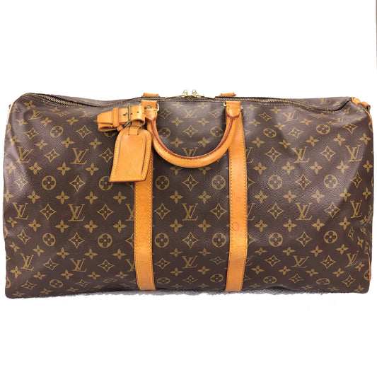 100 % Authentic Louis Vuitton Keepall55 M41424 (USED) 487-66