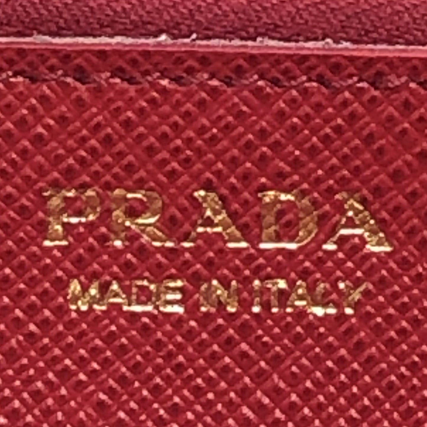 100 % Authentic Prada Leather Wallet (USED) 492-66