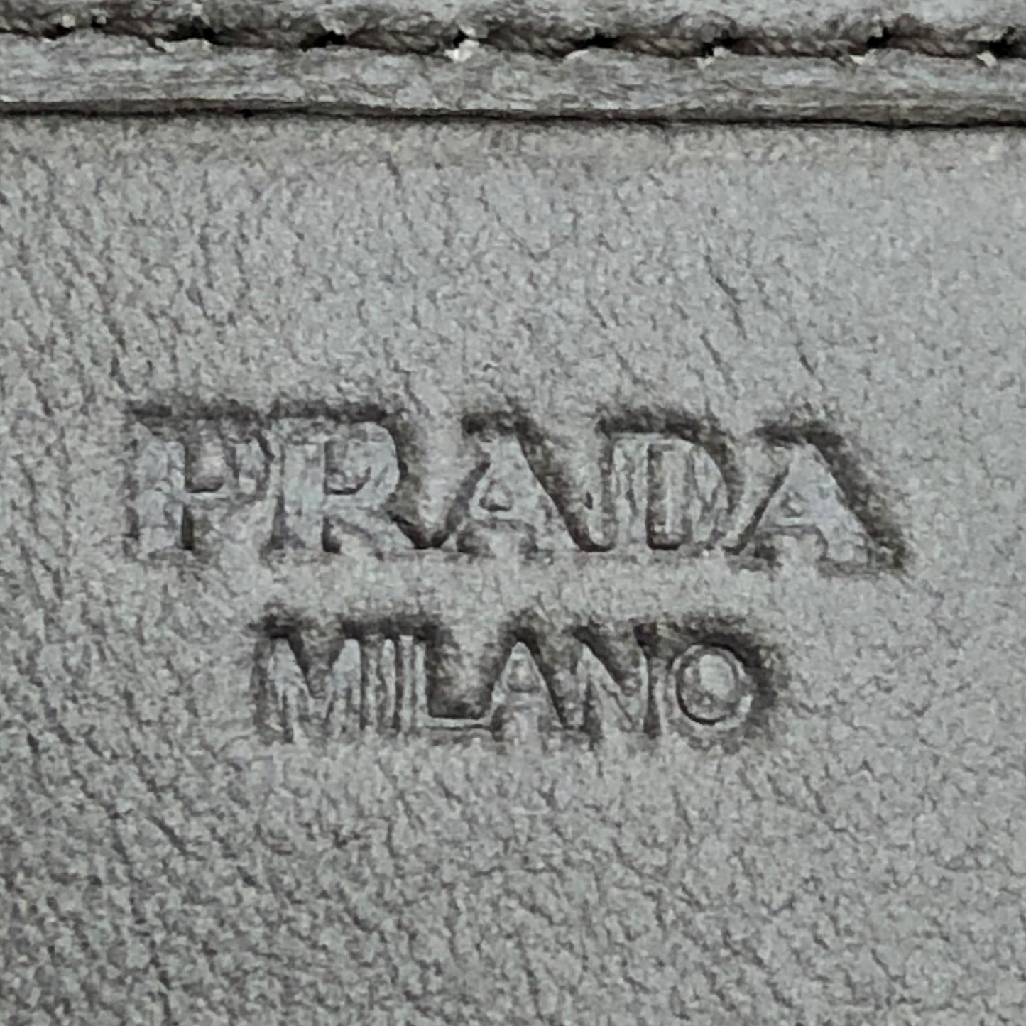 100 % Authentic Prada Leather Wallet (USED) 493-66