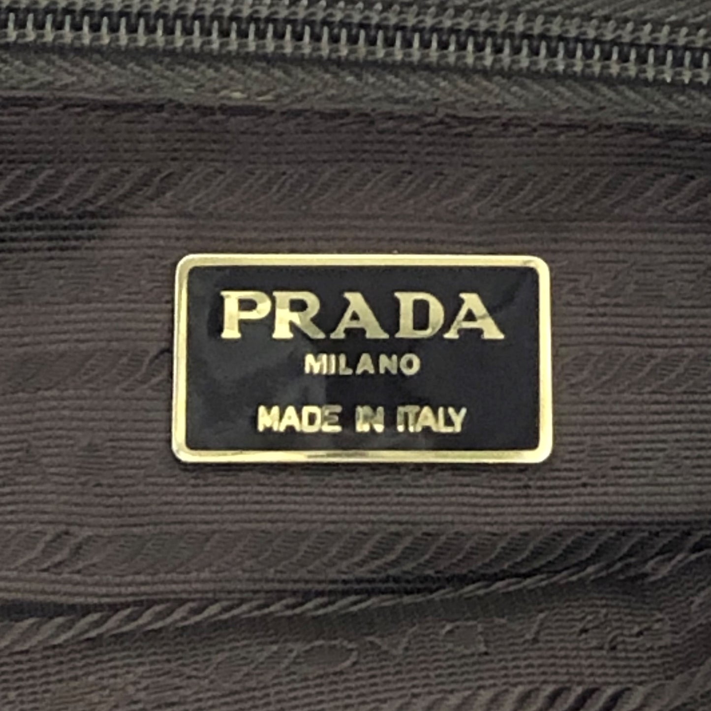 100 % Authentic Prada Chain Shoulder Bag Quilted Nylon (USED) 411-55