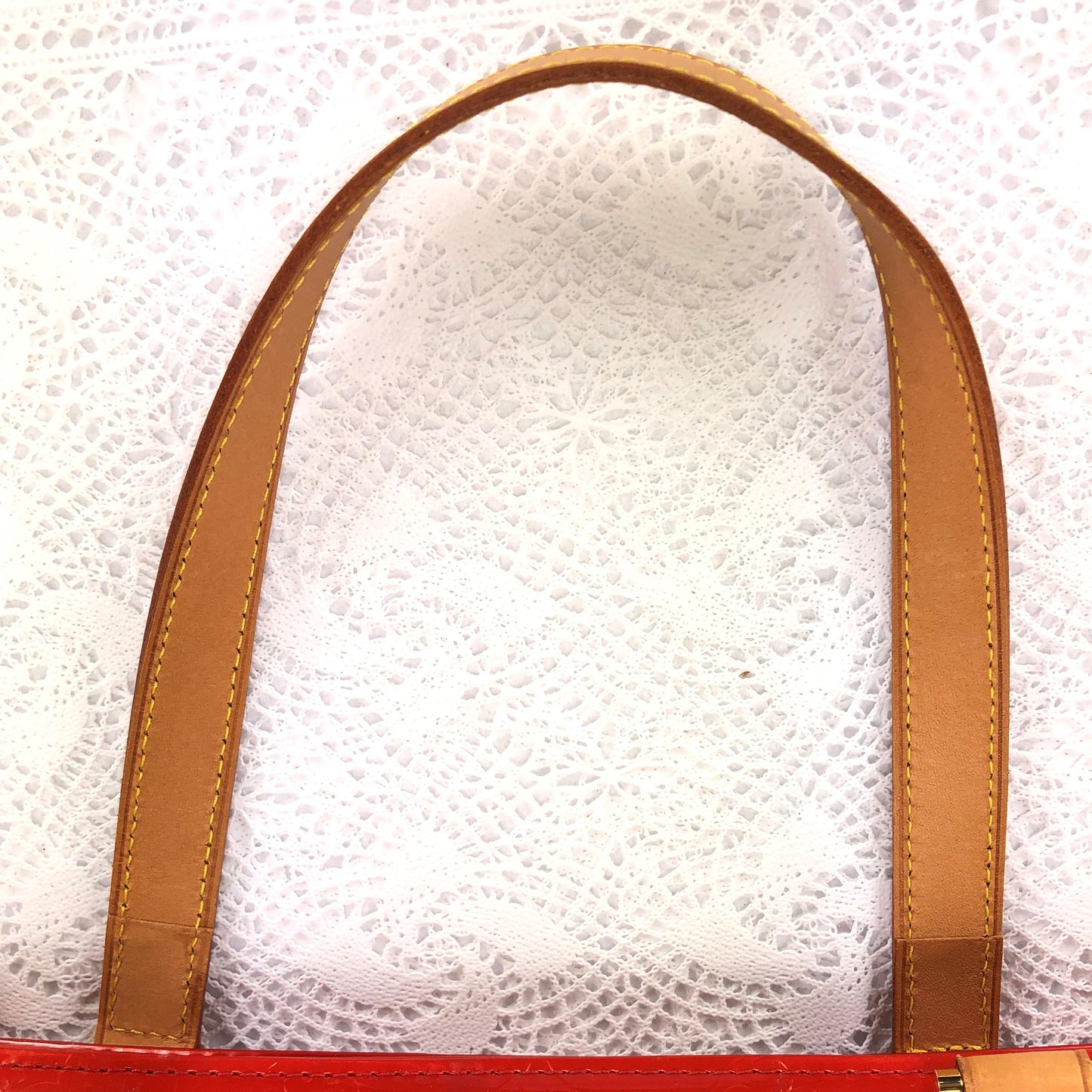 100 % Authentic Louis Vuitton Vernis Houston Tote Bag M91385 (USED) 501-77