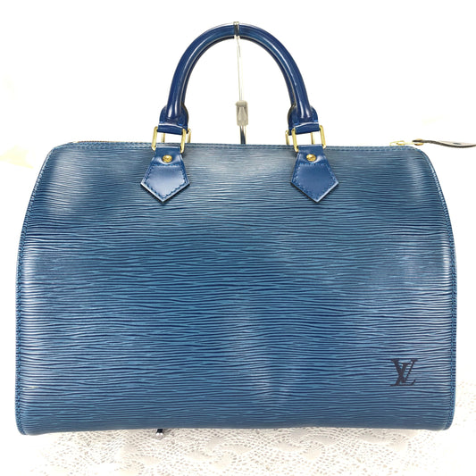 100 % Authentic Louis Vuitton  Epi Speedy30 M43005 (USED) 498-77