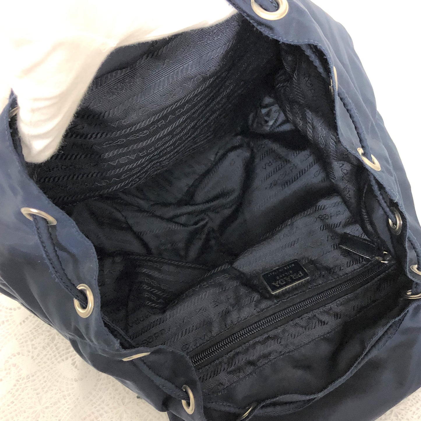 100 % Authentic Prada Nylon  BackPack RuckSack (USED) 508-77